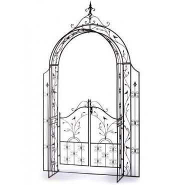 denk Rosentunnel XL H 250 cm x B 145 cm Rosenbogen  Bild 1