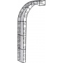 Rosenbogen Halbbogen aus Metall Bild 1