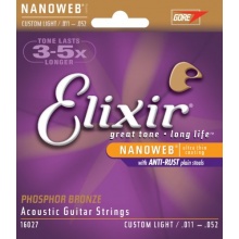 Elixir 16027 Acoustic Guitar Saiten 6 Acoustic Bronze Bild 1