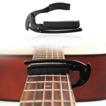 Gitarre Kapodaster Capo Clamp Fr Elektro Akustik Tuba Schwarz Bild 1