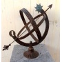 Sonnenuhr, Modell: Sonne, Skulptur aus Bronze Bild 2