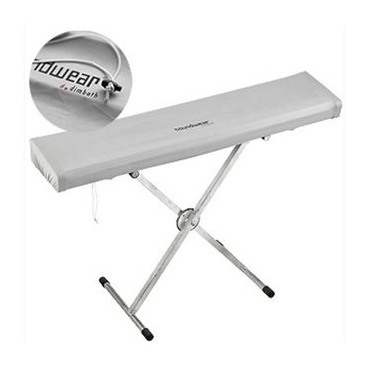 Soundwear Elastische Keyboard Abdeckhaube 88 Tasten silber Bild 1