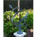 Sonnenuhr mit Sternbilder, Bronzeguss Bild 1