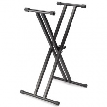 STAGG KXS-A6 doppelstrebiger  Keyboardständer schwarz Bild 1