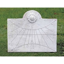 Sonnenuhr, sun dial H 40 Farbe antikfinish Bild 1