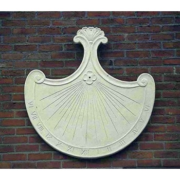 Sonnenuhr, sun dial H 45 Farbe antikfinish Bild 1