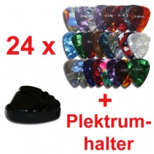 SONDERANGEBOT 24 x Plektrum 3 verschiedene Strken + Black Bild 1