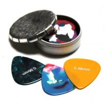 broke Mini Pick Tin Plektren Set (10St.) in Klick-Klack Dose Bild 1