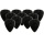 Dunlop Nylon Plektren 1.0mm Schwarz, 12 Stck Bild 1