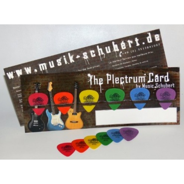 DUNLOP PLECTRUM CARD 6 ORIGINAL USA DUNLOP TORTEX Bild 1