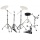 XDrum Schlagzeug Hardware Pack 6teilig Bild 1