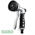 GardenMate Gartenbrause Handbrause aus Metall mit 7 Funktionen Bild 1