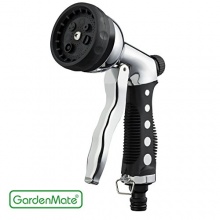 GardenMate Gartenbrause Handbrause aus Metall mit 7 Funktionen Bild 1