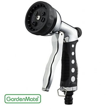 GardenMate Gartenbrause Handbrause aus Metall mit 7 Funktionen Bild 1