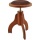 Steinbach Klavierhocker Kirsche matt brauner Stoffbezug Bild 2