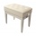 Klavier Bank, Piano Hocker, weisse Klavierbank edel Bild 2
