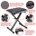 Popamazing PianoBank Klavierbank Klavierhocker Sitz schwarz Bild 5