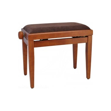 Steinbach Klavierbank in Kirsche matt mit Dual Cross Scherenmechanik Bild 1