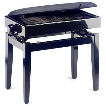 Stagg 25009378 PB55 BKP VBK Velvet Pianobench schwarz Bild 1