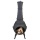 Esschert Design Set: Terrassenofen, Feuerstelle ca. 45 cm x 45 cm x 150 cm Bild 2