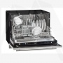 Exquisit EGSP6E Inox Tisch-Spler vollintegriert, Tischgeschirrspler Bild 1