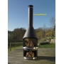 Gartenkamin Hermapro Vario 80 grau Bild 1
