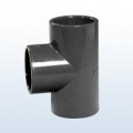 PVC-T-Stck 90, 3x Klebemuffe, 32 mm Bild 1
