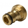 Messing Klick Stecknippel mit Auengewinde 1/2 Bild 1