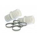 Schlauchverbinder (2er Pack mit 4 VA Schellen)  32 mm auf  38 mm Bild 1