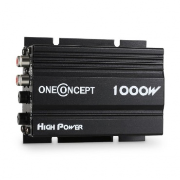 oneConcept kleine Mini Endstufe 4-Kanal Komapkt Verstrker fr Auto usw. Bild 1
