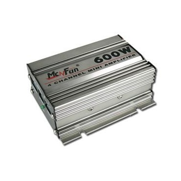 600W Auto Hifi Mini Kompakt Verstrker Endstufe Amplifier SilverStar 6004 Bild 1