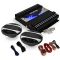 Auto 16cm Lautsprecher HiFi Set Black Line 200, 1400W Endstufe Bild 1