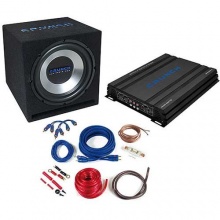 CRUNCH CBP1000 Basspack Set Subwoofer Bassbox Verstrker Amplifier Endstufe Bild 1