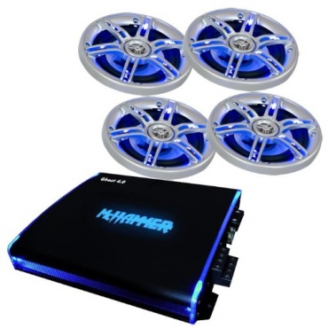 2700W Auto Komplettanlage Endstufe Verstrker LED Boxen Lautsprecher CAR-229 Bild 1