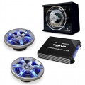 Autoboxen Lautsprecher Set BeatPilot FX-211, 4000W Endstufe, Subwoofer 1400W max. Bild 1