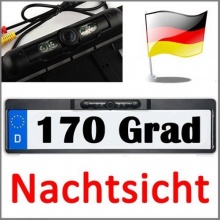 amzdeal Rckfahrkamera Nummernschild Kennzeichen Einparkhilfe 4LED Bild 1