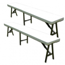 2x Klappbank Bierbank 183 cm Bild 1
