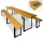 Bierzeltgarnitur klappbar 220cm 3 Fu  Bild 1