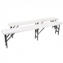 2ER SET BIERBANK KUNSTSTOFF KLAPPBAR 183x25cm Bild 1