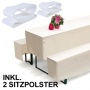 5 tlg. Set Bierbankhussen 70x220cm Bild 1