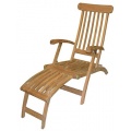 Deckchair Teakholz mit Armlehnen Bild 1
