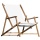 Jan Kurtz Deckchair weiss Teak Holz klappbar Bild 1