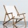 Jan Kurtz Deckchair weiss Teak Holz klappbar Bild 3