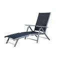 MERXX Deckchair Aluminium Bezug schwarz Bild 1
