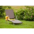 Merxx Deckchair mit Kunststoffgeflecht Bild 1