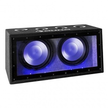 Auna Cannonbeat TX12 Doppel-Auto Subwoofer mit LED, 2 x 30cm Tieftner, 600 Watt Bild 1