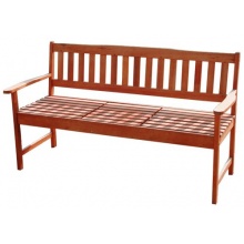 Gartenbank Eukalyptusholz Bild 1