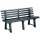 Gartenbank 145x49x74cm anthrazit Bild 1