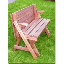 Gartenbank Holz Bild 1