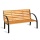 Gartenbank 2 sitzer 123cm Holz Bild 2